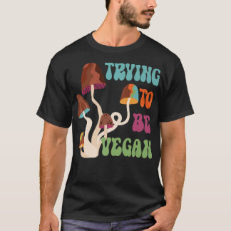 Camiseta Veganos divertidos, Vegetarianos Diseño Estilo 70
