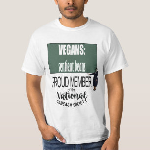 Camiseta Veganos - Frijoles Sintientes Frase con Juego de P