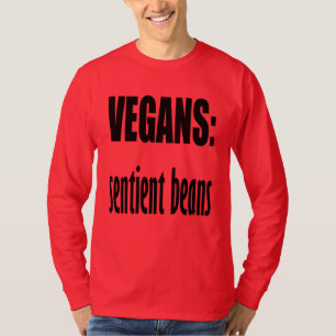 Camiseta Veganos - Frijoles Sintientes Frase con Juego de P