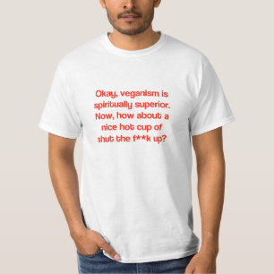 Camiseta ¿veganos superiores?