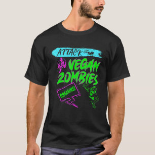 Camiseta Veganos Zombies Vegetarianos Día Vegano Verduras