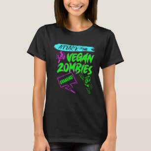 Camiseta Veganos Zombies Vegetarianos Día Vegano Verduras