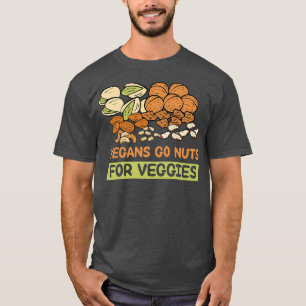 Camiseta Vegans Ir Nueces 4 Vegetales Vegetales Alimentos S