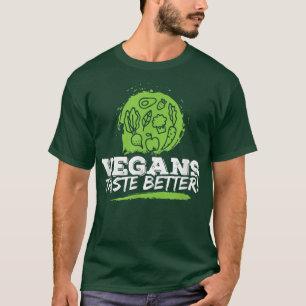 Camiseta Vegans Prueba Mejor Humor Vegetario Gracioso