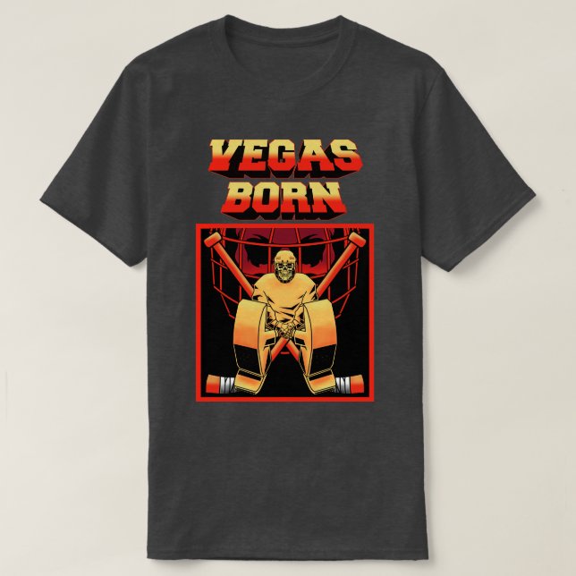 CAMISETA VEGAS BORN (Diseño del anverso)