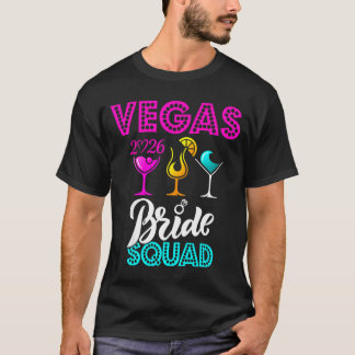 Camiseta Vegas Bride Squad 2026 Married in Vegas