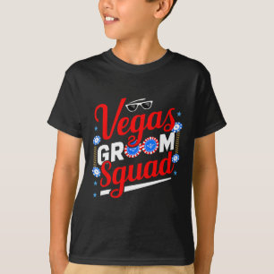 Camiseta Vegas Groom Squad Vegas Despedida de Soltero Casad