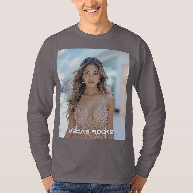 CAMISETA VEGAS ROCKS (Anverso)