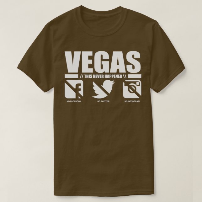 Camiseta VEGAS This Never Happened (Diseño del anverso)