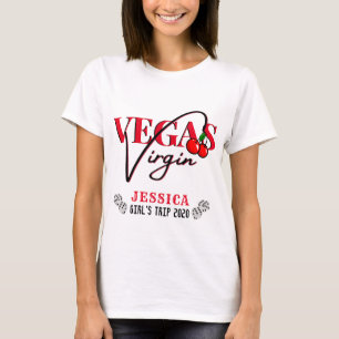 Camiseta Vegas Virgin Primer temporizador de Red Cherry Ve