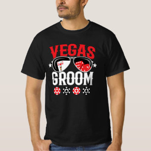 Camiseta Vegas Wedding - Groom - Vegas Bachelor Party Squad