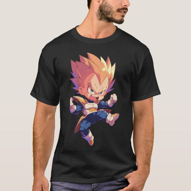Camiseta vegeta chica moderna (Anverso)