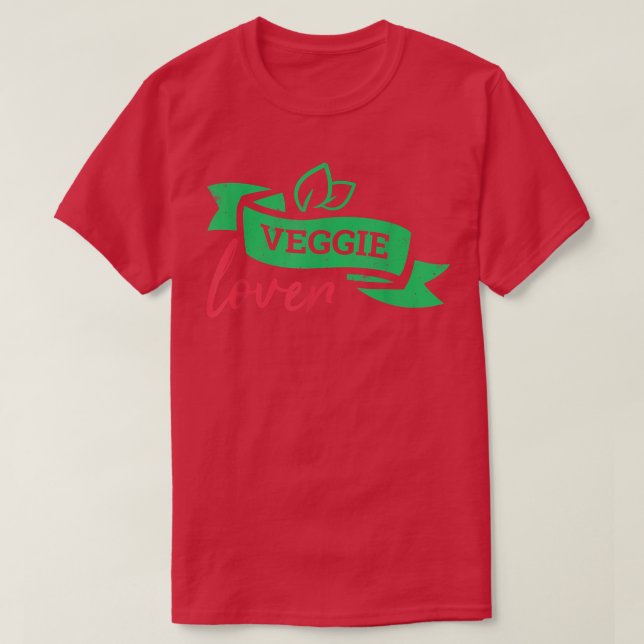 Camiseta Vegetable saludable Veggie Lover Vegan (Diseño del anverso)