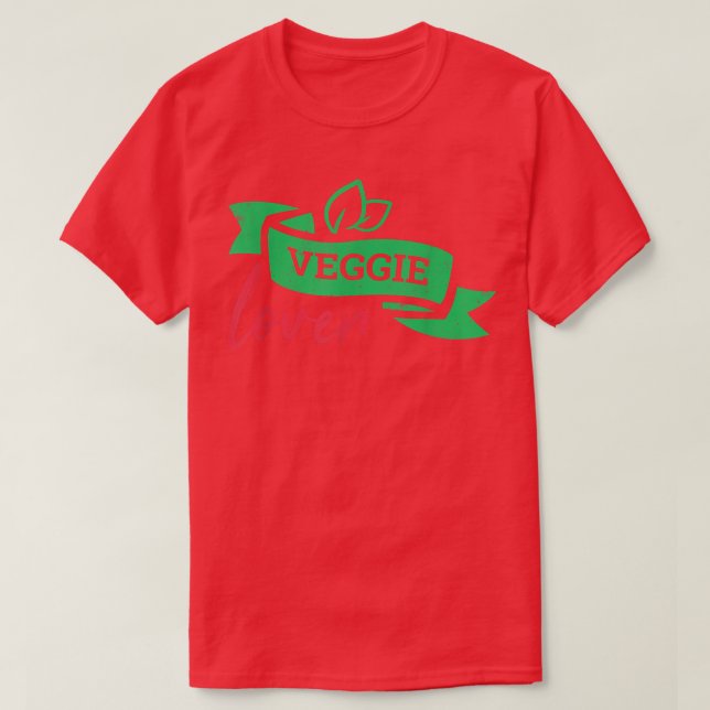 Camiseta Vegetable saludable Veggie Lover Vegan (Diseño del anverso)
