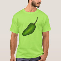 Vegetación de pimienta verde picante jalapeno verd
