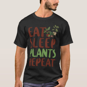 Camiseta Vegetación de plantas comiendo plantas de sueño re