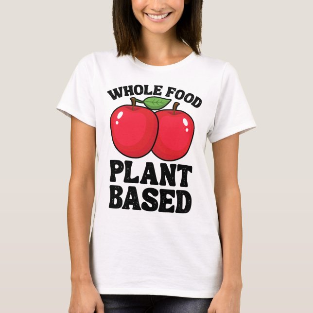 Camiseta Vegetación Vegan Graciosa a base de fruta de la pl (Anverso)