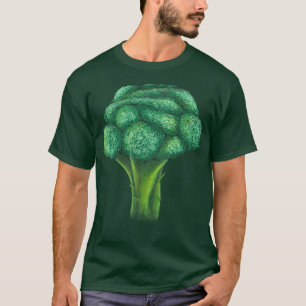 Camiseta Vegetación vegetal Broccoli Vegetación Verde Veget