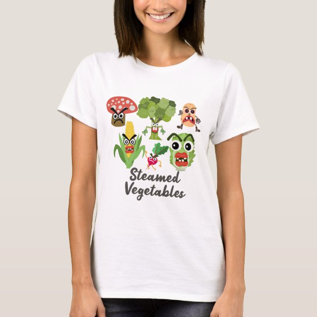 Camiseta vegetal divertida del retruécano para las (Anverso)