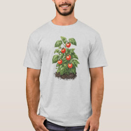 Camiseta Vegetales 5 tomates, alimentos, granjeros, frutas