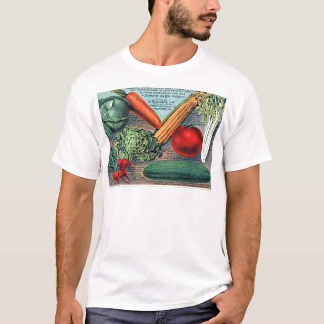 Camiseta Vegetales de época (Anverso)