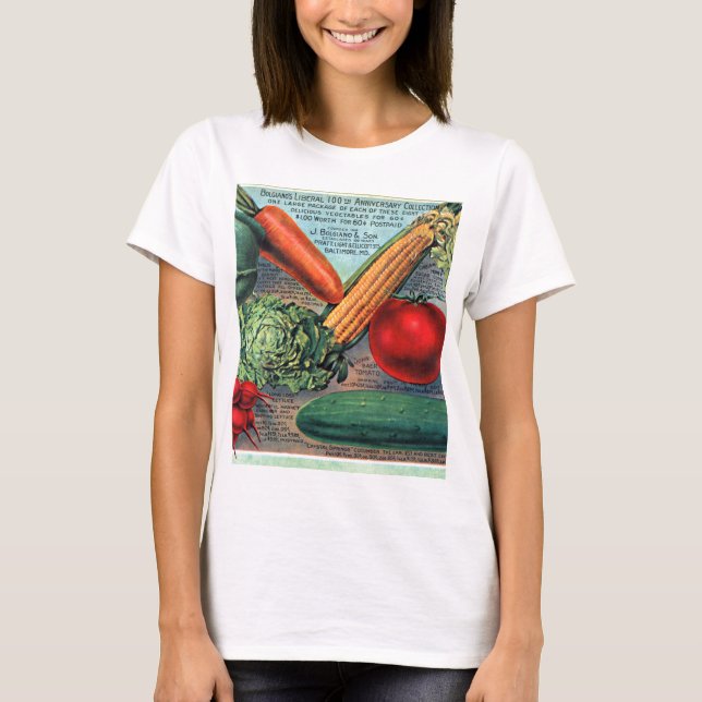 Camiseta Vegetales de época (Anverso)
