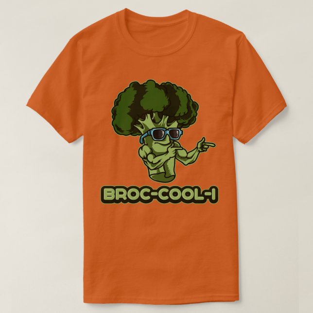 Camiseta Vegetales de la planta de brócoli de BROCCOOLI (Diseño del anverso)