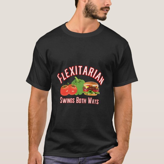 Camiseta Vegetales de la planta vegetal semivegetariana fle (Anverso)