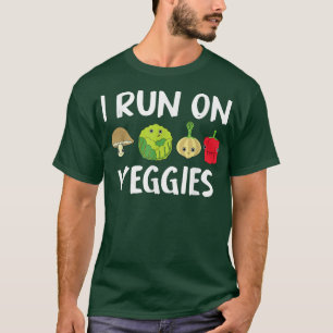 Camiseta Vegetales De Plantas Herbivore Yo Corro Con Vegeta