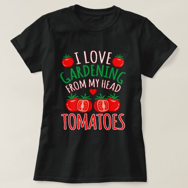 Camiseta Vegetales de Tomate Gracioso Vestido de Tomate (Diseño del anverso)
