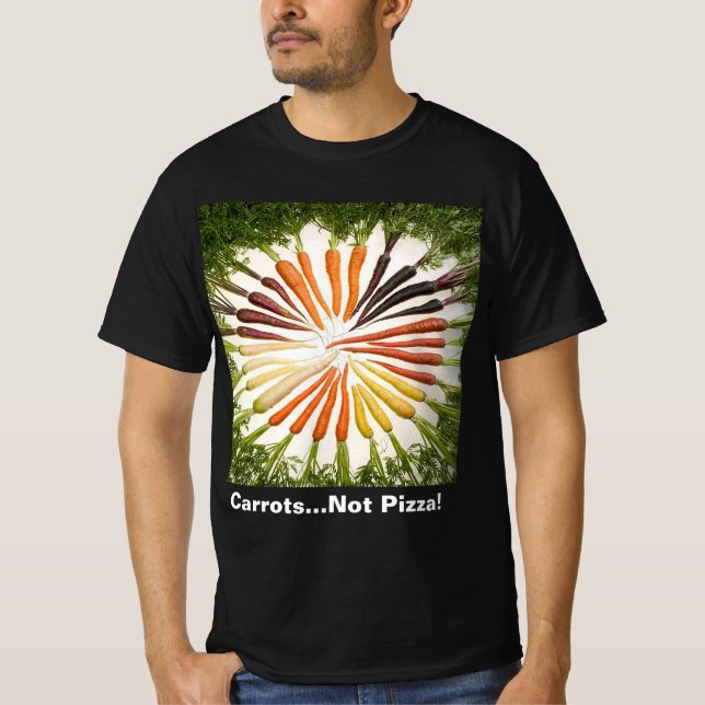 Camiseta Vegetales de zanja Patrón Arcoiris Valor oscuro (Anverso)