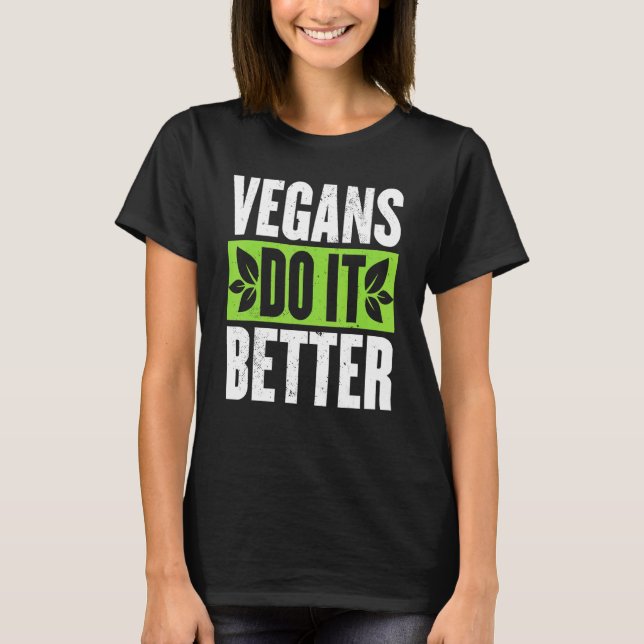 Camiseta Vegetales Hagan Mejor Día de Vegetación Vegetaria (Anverso)