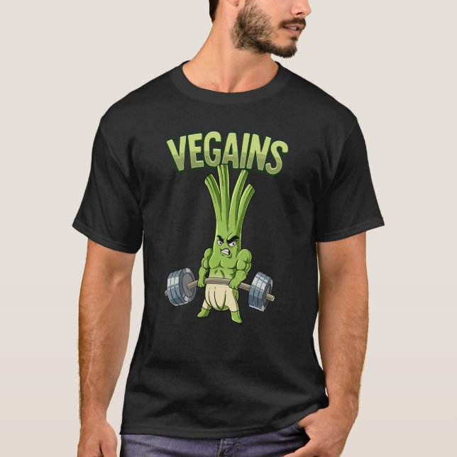 Camiseta Vegetales Vegan Gym Bodybuilding 1 (Anverso)