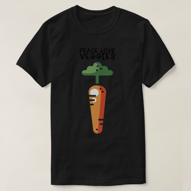 Camiseta Vegetales veganos (3) (Diseño del anverso)