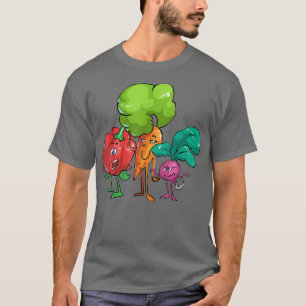 Camiseta Vegetales veganos divertidos Vegetarianos Vegetari
