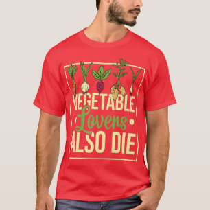 Camiseta Vegetales Vegetales Jardín Jardín Vegetariano Pla