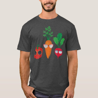 Camiseta Vegetales Vegetales Vegetales Vegetarianos Distr