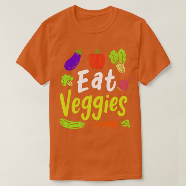 Camiseta Vegetarian (Diseño del anverso)