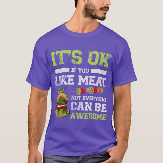 Camiseta Vegetarian Fast Food Vegan Veggie retro (Anverso)