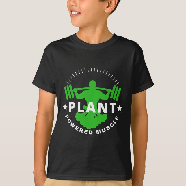 Camiseta Vegetarian Planta Vegetaria Broccoli Bodybuilding  (Anverso)