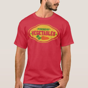 Camiseta Vegetarian Powered by Vegetables