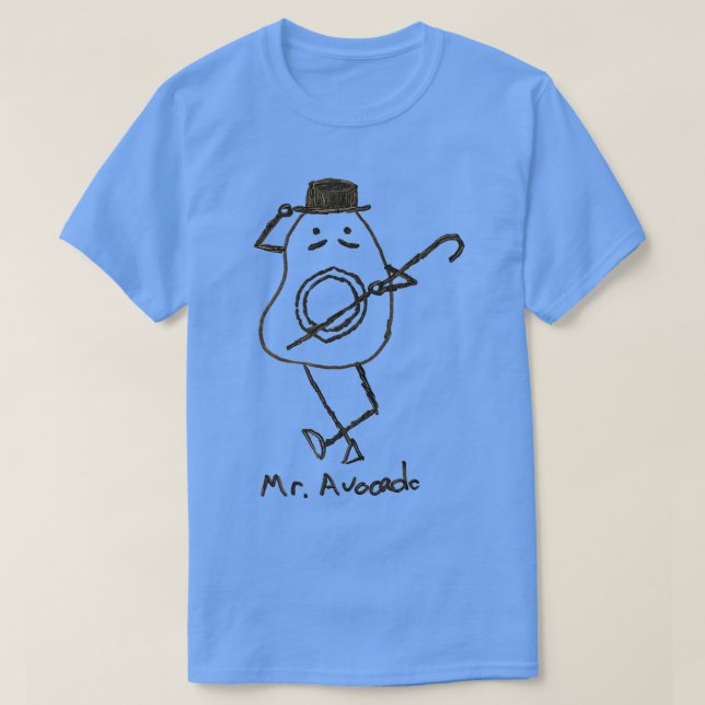 Camiseta Vegetarian Sr. Aguacate (Diseño del anverso)