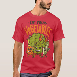 Camiseta Vegetarian Veggie Coma tus verduras