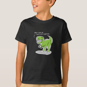 Camiseta Vegetariana T. Rex