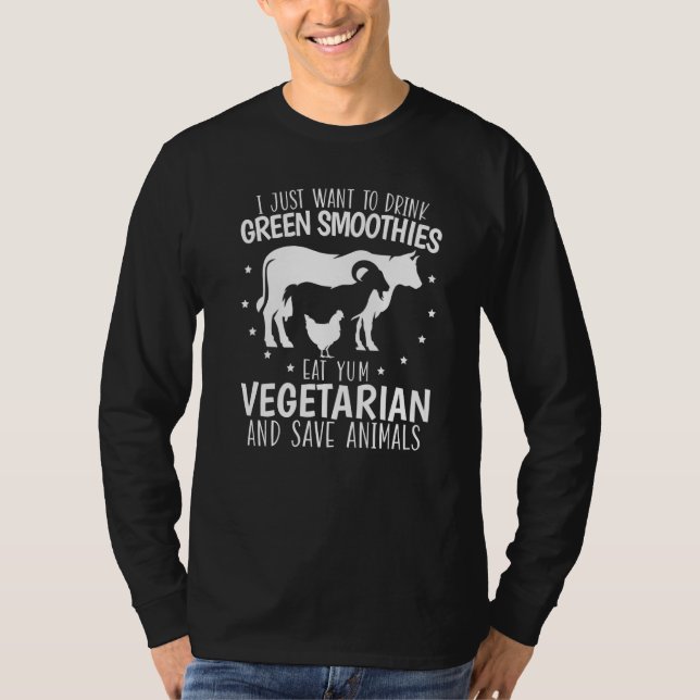 Camiseta Vegetarianism Animal Rights Vegetarian (Anverso)