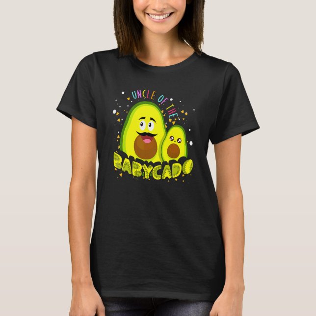 Camiseta Vegetariano Aguacate Tío Del Babycado (Anverso)
