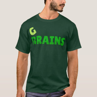 Camiseta Vegetariano Cerebro y Granos Vegetales Aman a los 