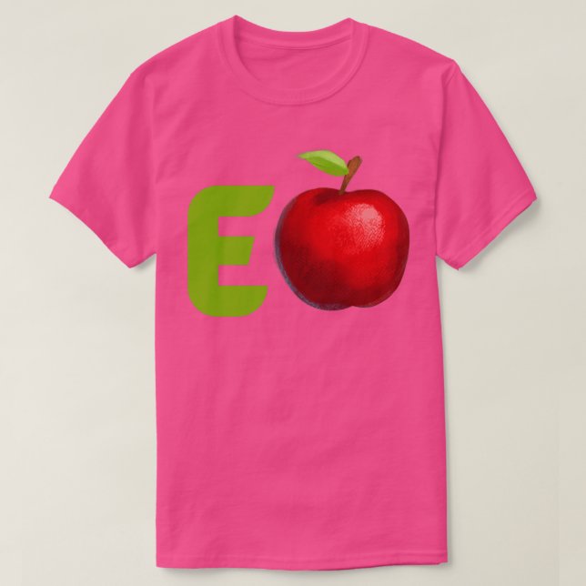 Camiseta Vegetariano de Apple Eapple (Diseño del anverso)