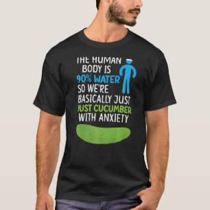 Camiseta Vegetariano de la planta vegetal de pepino