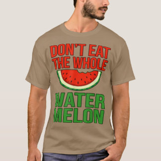 Camiseta Vegetariano de verano de la sandía